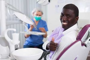 a man getting ready to undergo Ridge Augmentation