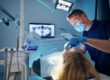 woman gets oral surgery